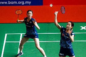 (SP)MALAYSIA-KUALA LUMPUR-BADMINTON-MALAYSIA MASTERS-WOMEN'S DOUBLES