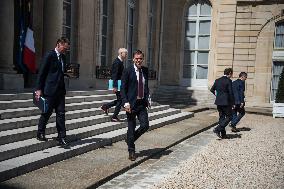 Council Of Ministers At Elysee Palace