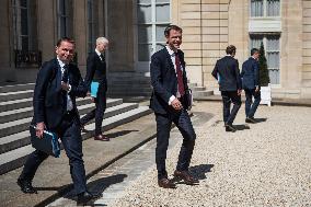 Council Of Ministers At Elysee Palace