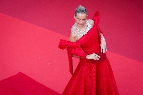 Cannes Sylvie Tellier Gets A Dress Malfunction   DB