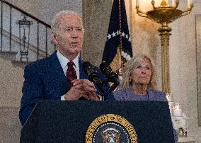 Biden Makes Remarks on the One Year Anniversary of the Shootings at Robb Elementary School in Uvalde, Texas