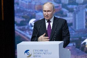 RUSSIA-MOSCOW-EURASIAN ECONOMIC FORUM