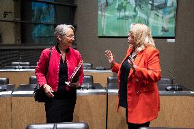 Hearing of Elisabeth Borne at the National Assembly about the Uber Files - Paris