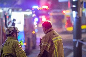 AUSTRALIA-SYDNEY-MASSIVE BUILDING FIRE