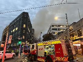 AUSTRALIA-SYDNEY-MASSIVE BUILDING FIRE