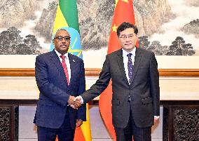 CHINA-BEIJING-QIN GANG-ETHIOPIAN DEPUTY PM-TALKS (CN)