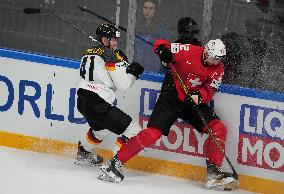 (SP)LATVIA-RIGA-2023 IIHF ICE HOCKEY WORLD CHAMPIONSHIP-GERMANY VS SWITZERLAND