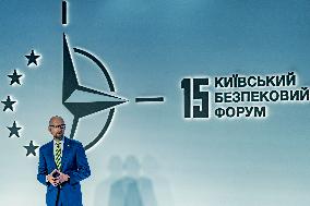 Celebration Of The 15th Kyiv Security Forum in Ukraine