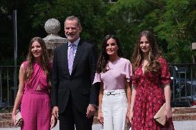 Princess Sofia Receives The Received The Sacrament Of Confirmation