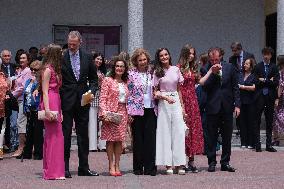 Princess Sofia Receives The Received The Sacrament Of Confirmation