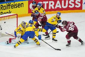 (SP)LATVIA-RIGA-2023 IIHF ICE HOCKEY WORLD CHAMPIONSHIP-LAT VS SWE