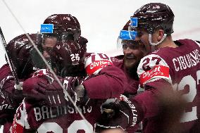 (SP)LATVIA-RIGA-2023 IIHF ICE HOCKEY WORLD CHAMPIONSHIP-LAT VS SWE