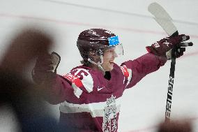 (SP)LATVIA-RIGA-2023 IIHF ICE HOCKEY WORLD CHAMPIONSHIP-LAT VS SWE