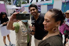 Tenoch Huerta, Mexican Actor Who Plays Namor In Black Panther: Wakanda Forever, Gives A Talk At Festival Prieto In Mexico