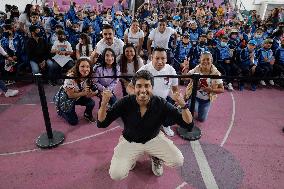 Tenoch Huerta, Mexican Actor Who Plays Namor In Black Panther: Wakanda Forever, Gives A Talk At Festival Prieto In Mexico