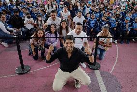 Tenoch Huerta, Mexican Actor Who Plays Namor In Black Panther: Wakanda Forever, Gives A Talk At Festival Prieto In Mexico