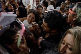 Tenoch Huerta, Mexican Actor Who Plays Namor In Black Panther: Wakanda Forever, Gives A Talk At Festival Prieto In Mexico