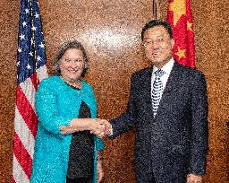 U.S.-WASHINGTON, D.C.-CHINA-NEW AMBASSADOR-XIE FENG-VICTORIA NULAND-MEETING