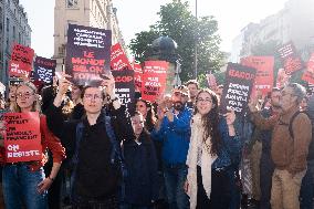 Climate Protest Outside TotalEnergies General Assembly - Paris