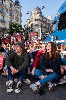 Climate Protest Outside TotalEnergies General Assembly - Paris