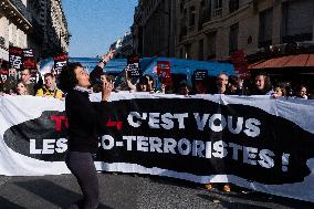 Climate Protest Outside TotalEnergies General Assembly - Paris