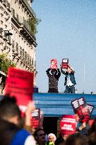 Climate Protest Outside TotalEnergies General Assembly - Paris