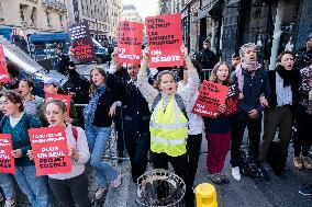 Climate Protest Outside TotalEnergies General Assembly - Paris
