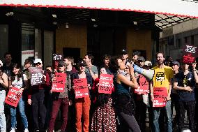 Climate Protest Outside TotalEnergies General Assembly - Paris