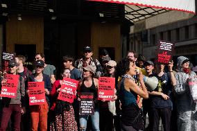 Climate Protest Outside TotalEnergies General Assembly - Paris
