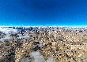CHINA-MOUNT QOMOLANGMA-AERIAL VIEW (CN)