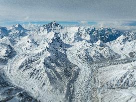 CHINA-MOUNT QOMOLANGMA-AERIAL VIEW (CN)
