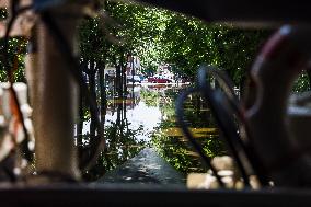 Flood Damages In Conselice In Emilia Romagna