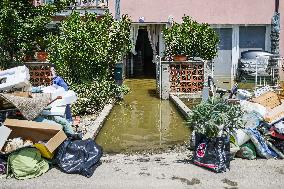 Flood Damages In Conselice In Emilia Romagna