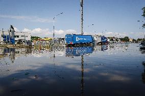 Flood Damages In Conselice In Emilia Romagna