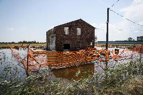 Flood Damages In Conselice In Emilia Romagna