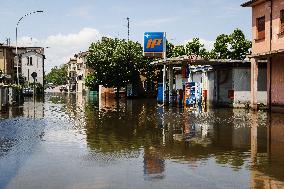 Flood Damages In Conselice In Emilia Romagna