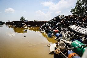 Flood Damages In Conselice In Emilia Romagna