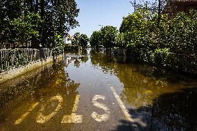 Flood Damages In Conselice In Emilia Romagna