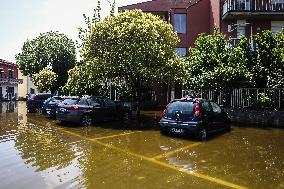 Flood Damages In Conselice In Emilia Romagna