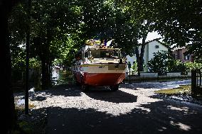 Flood Damages In Conselice In Emilia Romagna