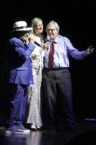 Vittorio Sgarbi And Al Bano At The Jacopo Da Ponte Theater In Bassano Del Grappa