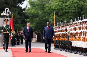 CHINA-BEIJING-XI JINPING-DRC PRESIDENT-TALKS (CN)