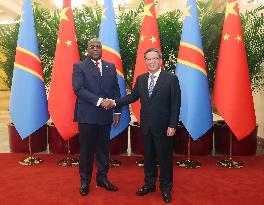 CHINA-BEIJING-LI QIANG-DRC PRESIDENT-MEETING (CN)
