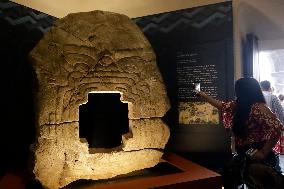 Repatriated To Mexico, The Pre-Hispanic Monolith "Monster Of The Earth", Recovered In The US