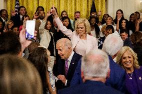 DC: President Biden Welcomes 2022-2023 NCAA Women’s Basketball Champions, Louisiana State University Tigers, to the White House