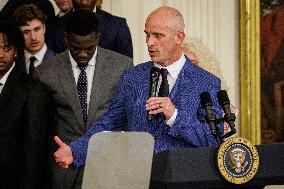 DC: President Biden Welcomes 2022-2023 NCAA Men’s Basketball Champions, the University of Connecticut Huskies, to the White Hous