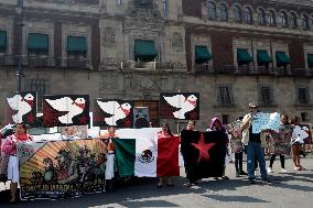 Protest To Demand Stop Attacks On The Zapatistas