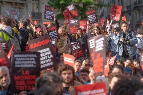 Climate Protest Outside TotalEnergies General Assembly - Paris