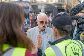 Climate Protest Outside TotalEnergies General Assembly - Paris