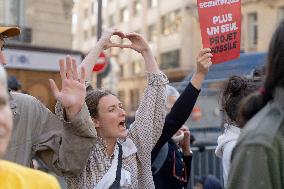Climate Protest Outside TotalEnergies General Assembly - Paris